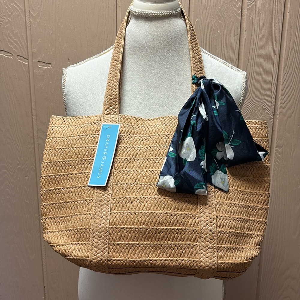 Draper James Straw Bag NWT